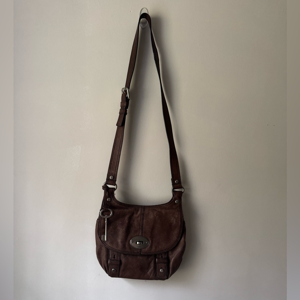 Fossil Leather Crossbody Bag